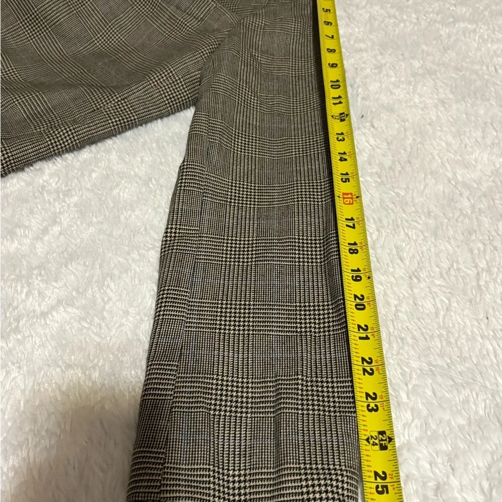 J CREW Thompson Brown Plaid Blazer Sport Coat Size 42 L